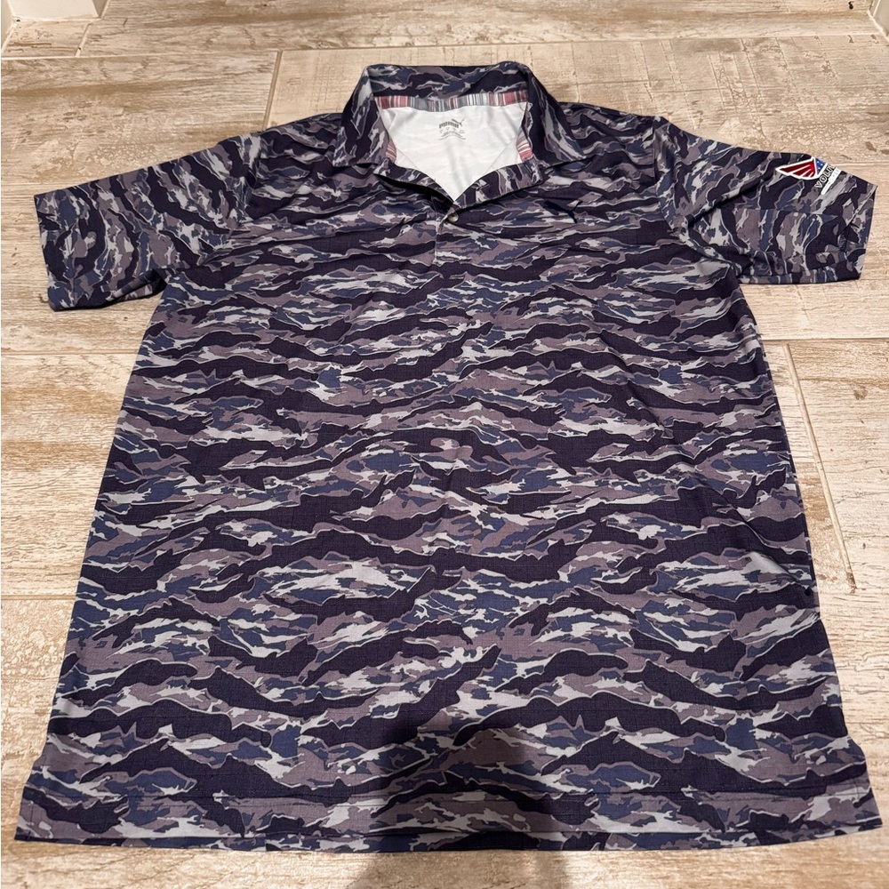 Men's Puma Camouflage Polo Shirt